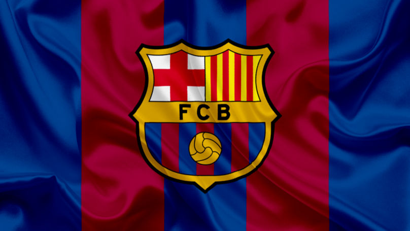 bandeira do time do barcelona