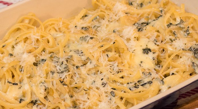 Aprenda a fazer um delicioso Talharim com Gorgonzola e Azeitonas