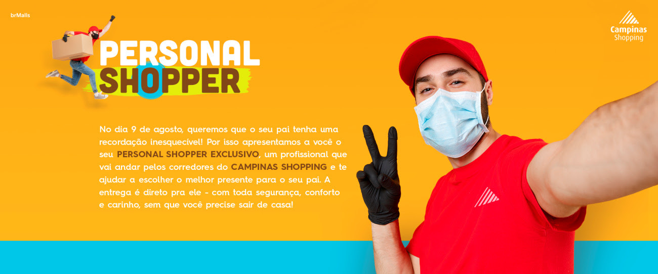 Campinas Shopping lança serviço de personal shopper para o Dia dos Pais