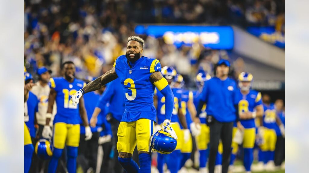 Odell Beckham Jr, WR dos Rams teve grande atuação - Foto: Brevin Townsell / Los Angeles Rams