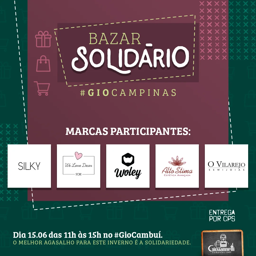 Giovannetti bazar solidário